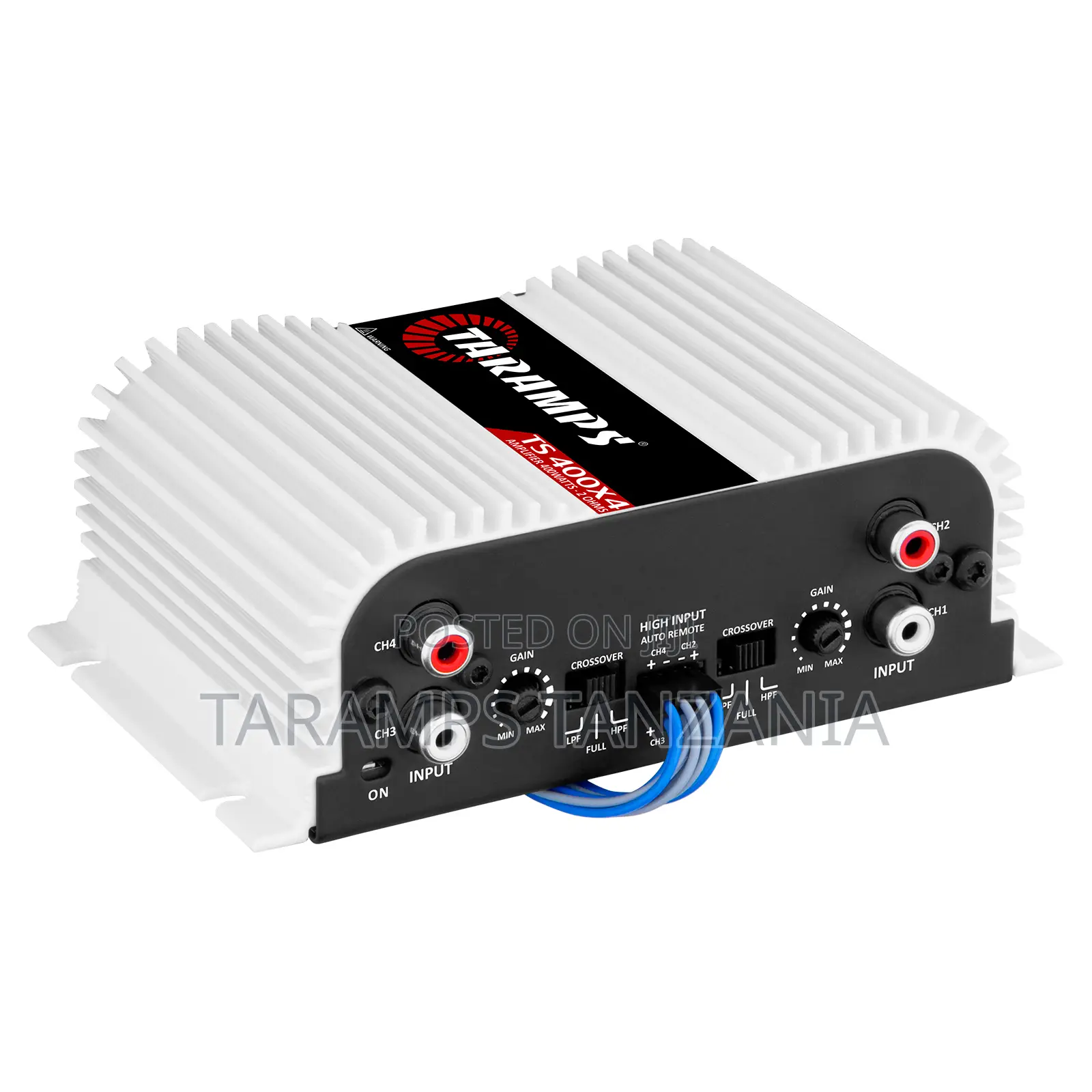 Taramps TS 400X4 2 Ohms 400W RMS 4 Channel Amplifier High-Level Input
