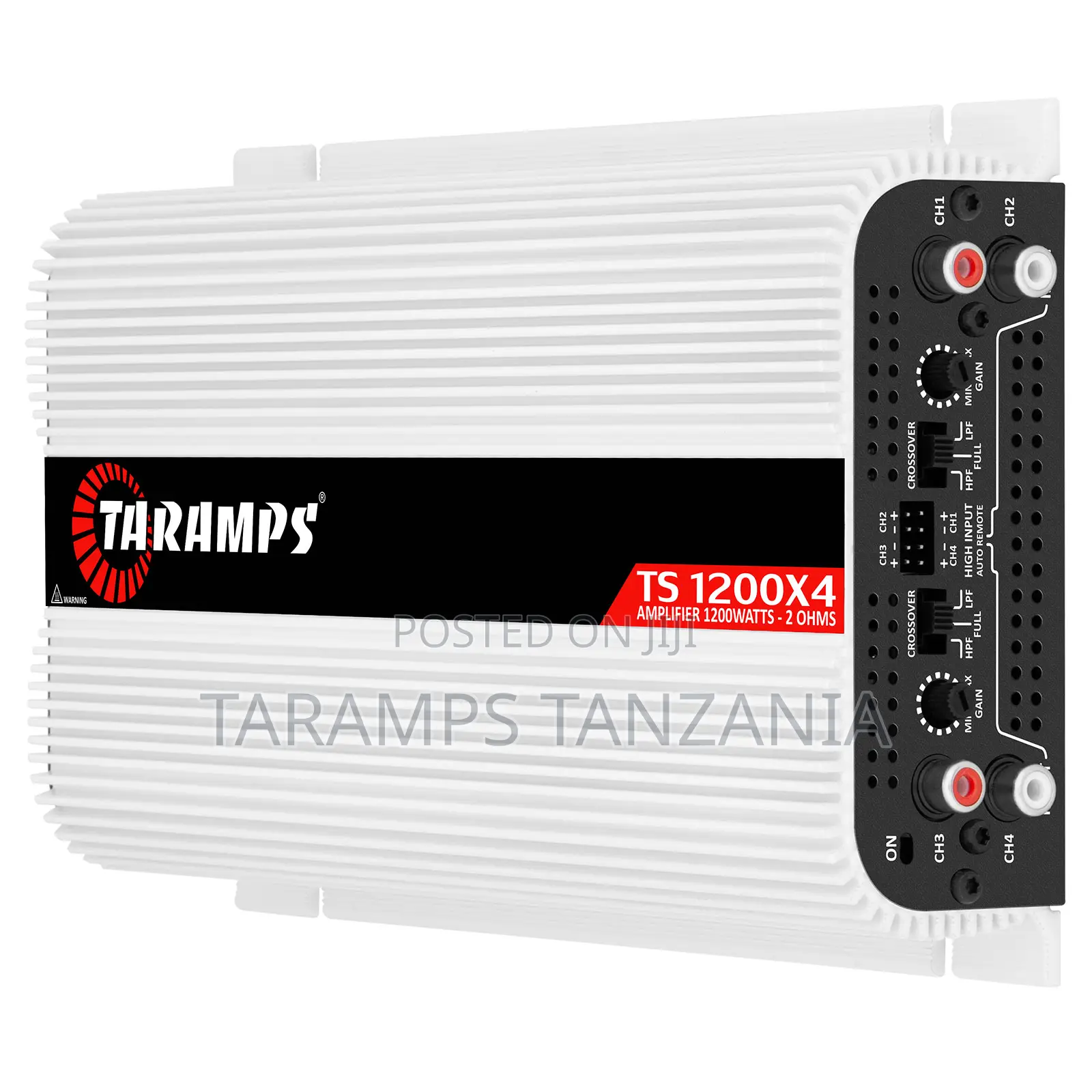 Taramps TS 1200X4 2 Ohm 1200W RMS 4-Channel Amp RCA High-Level Input