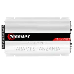 Taramps TS 1200X4 2 Ohm 1200W RMS 4-Channel Amp RCA High-Level Input