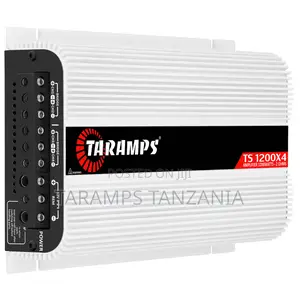 Taramps TS 1200X4 2 Ohm 1200W RMS 4-Channel Amp RCA High-Level Input