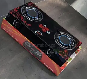 Merit Brand 2 Burner Tampered Glass Gas Stove