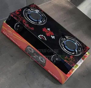 Merit Brand 2 Burner Tampered Glass Gas Stove