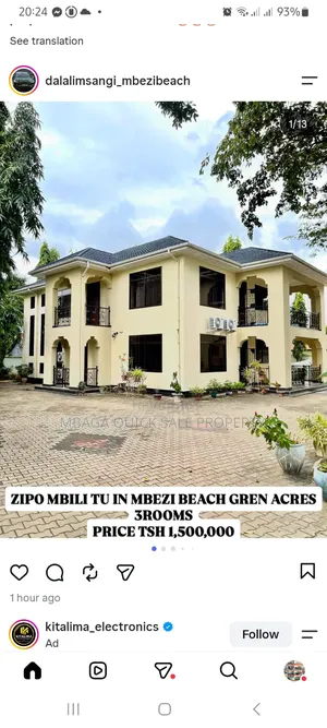4bdrm House in Mbezi Beach for rent