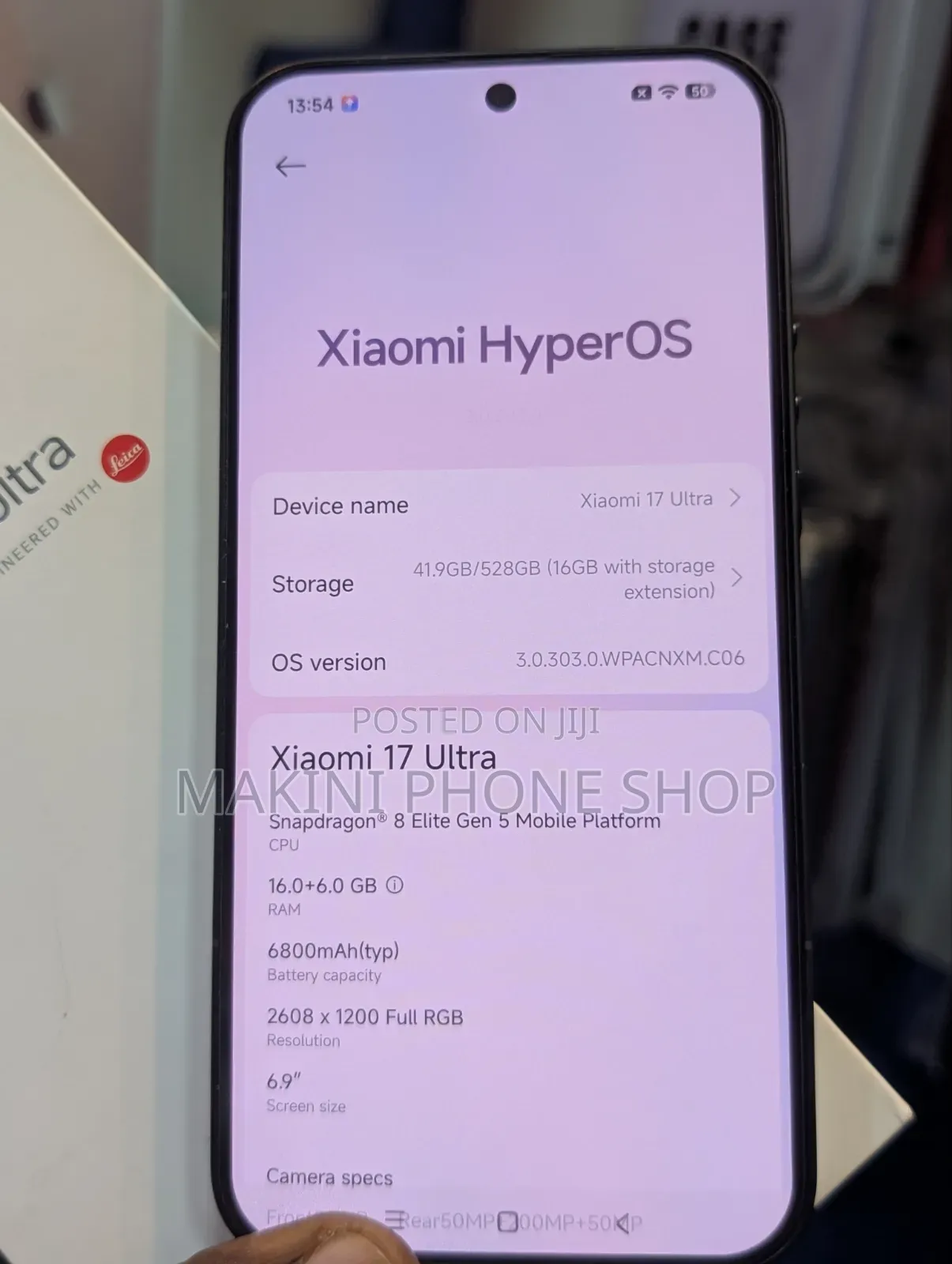 Xiaomi 17 Ultra 512 GB Black