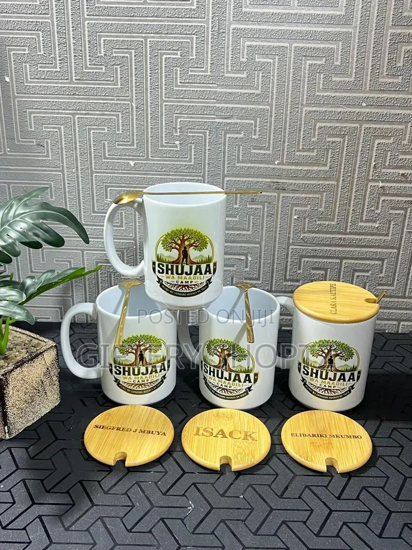 Mug With Bamboo Lid