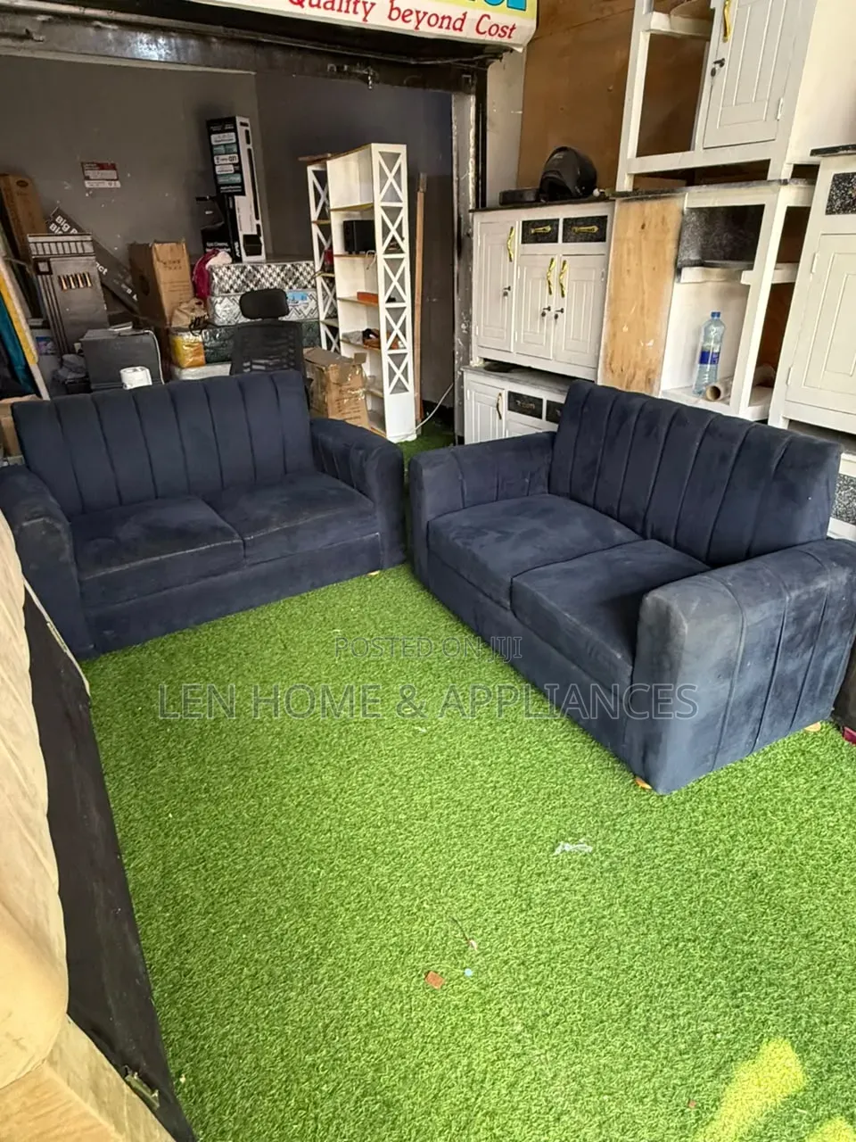 Sofa Set by 2 2 Color Dark Blue