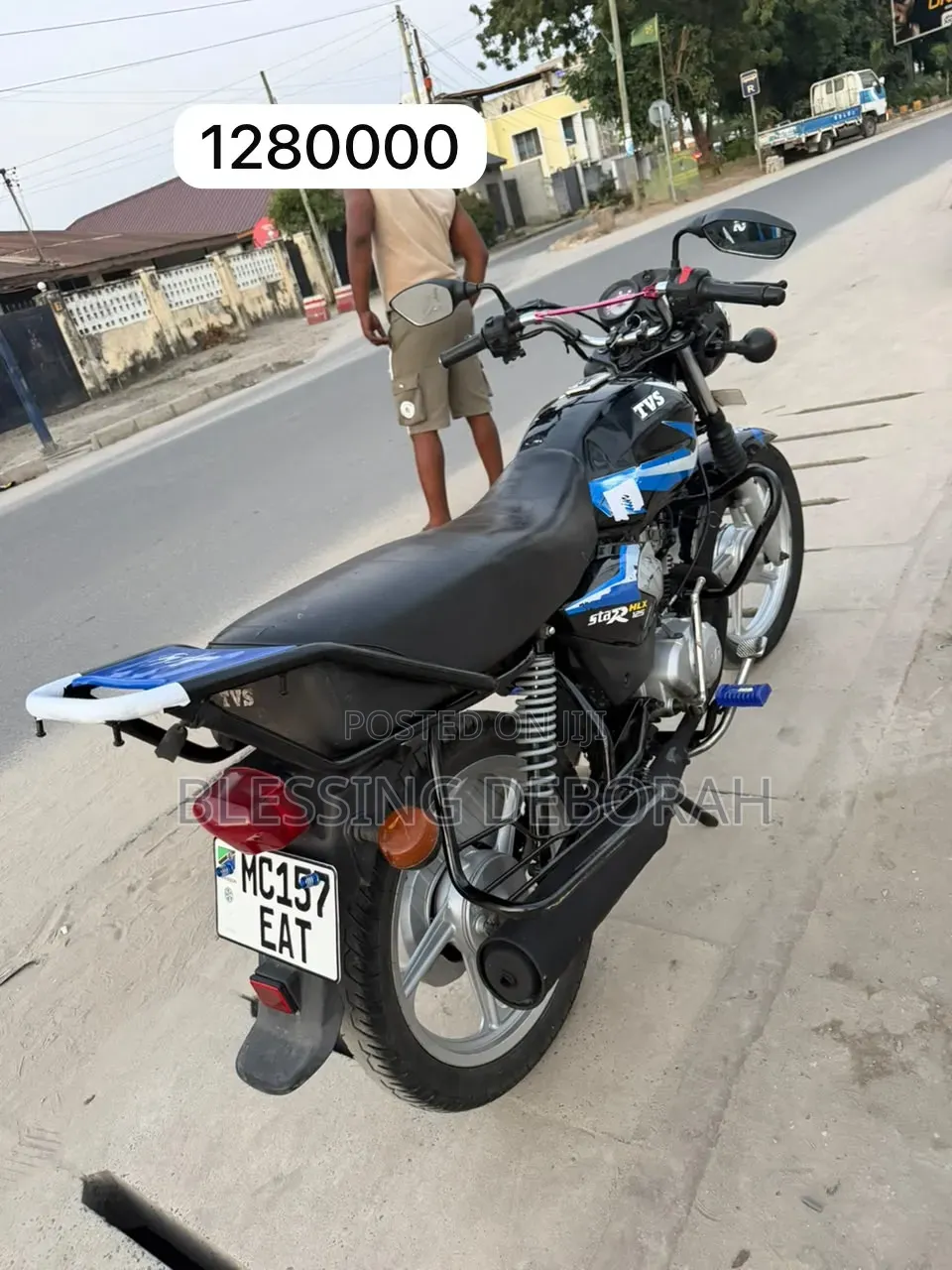 TVS HLX 125 2026 Black