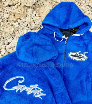 Cortiez Alcatraz Zip Up Hoodies Textured Faux Fur Material