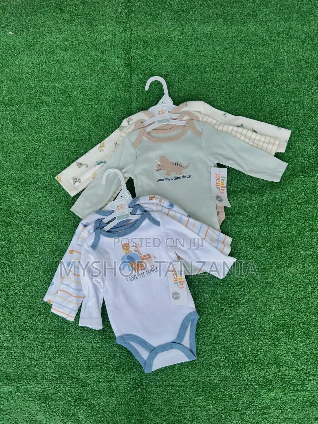 Baby Bodysuits Longsleeves 3pc Set Size:0-3/3-6/6-9m