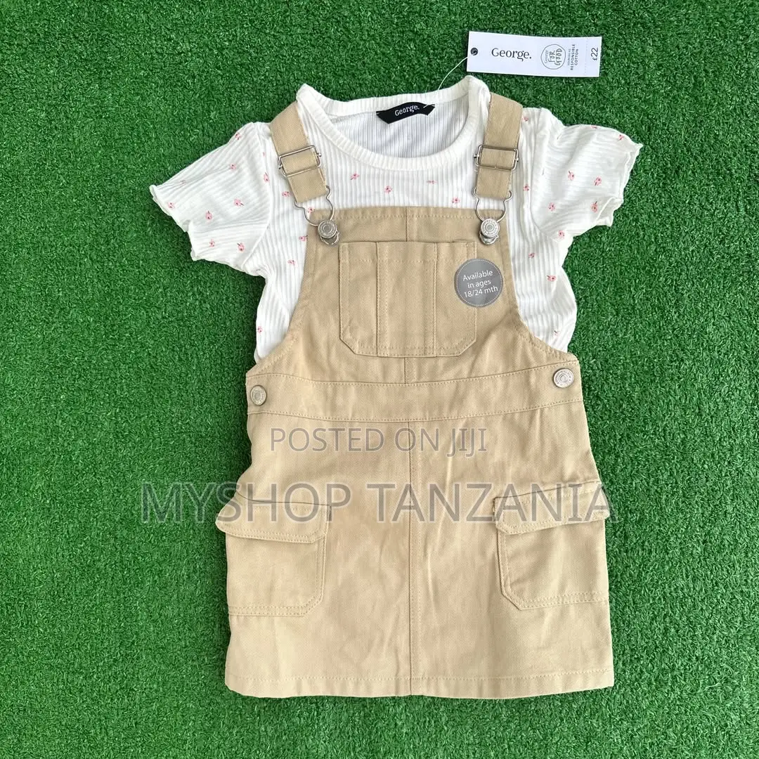 Gray Baby Dress 3pcs Size:0-24m