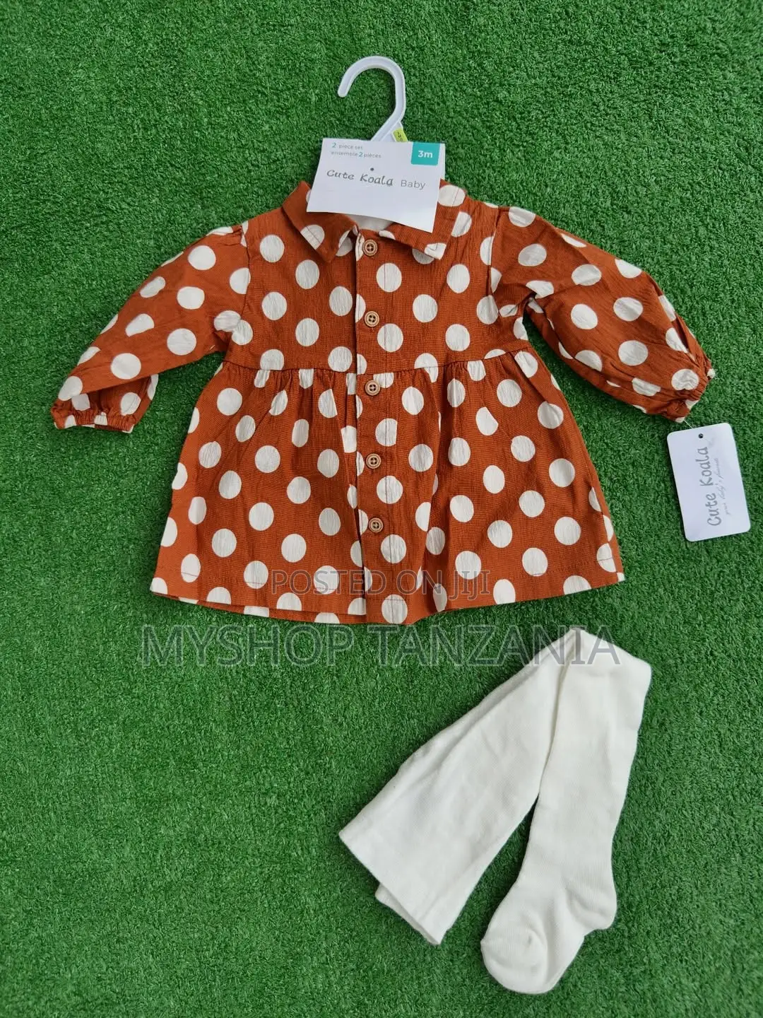 Pink Dress+Stocking Size:0-24months