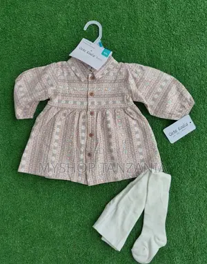 Baby Girl Dress+Stocking Size:0-24months