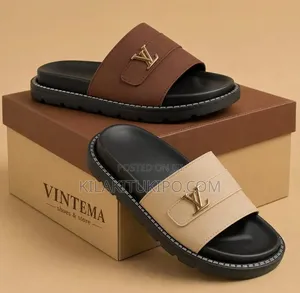 Lv Sandals Leather Material 40-45