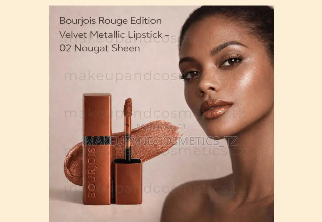 Bourjois Paris Lip Cream Metallic Lipstick in Nougat Sheen