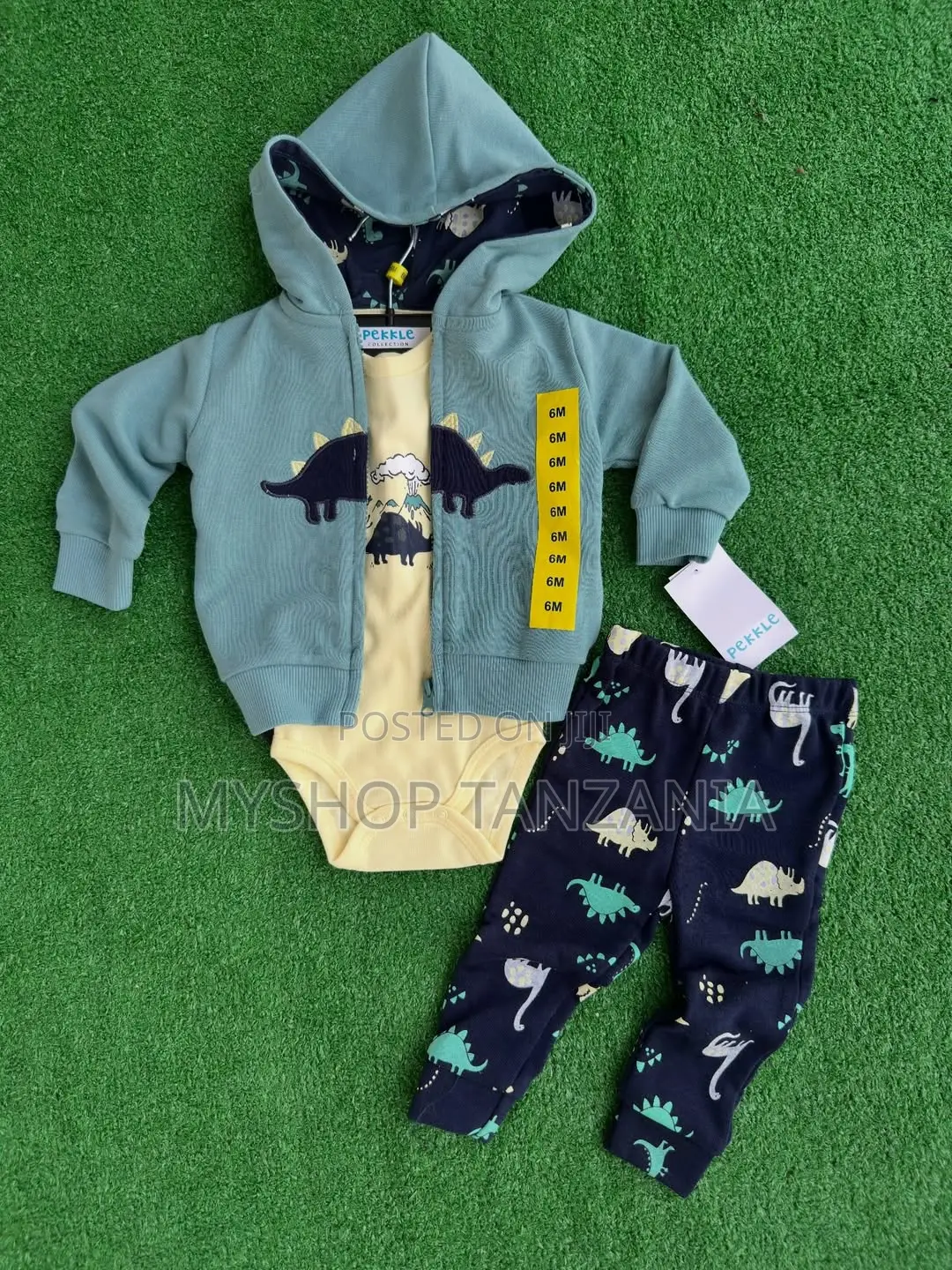 Pale Blue Baby Outfit Size 0-24m