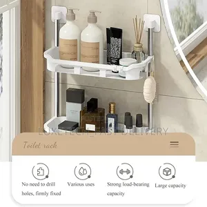 3 Layers Over the Toilet Storage Rack – Bathroom Organizer Shelf