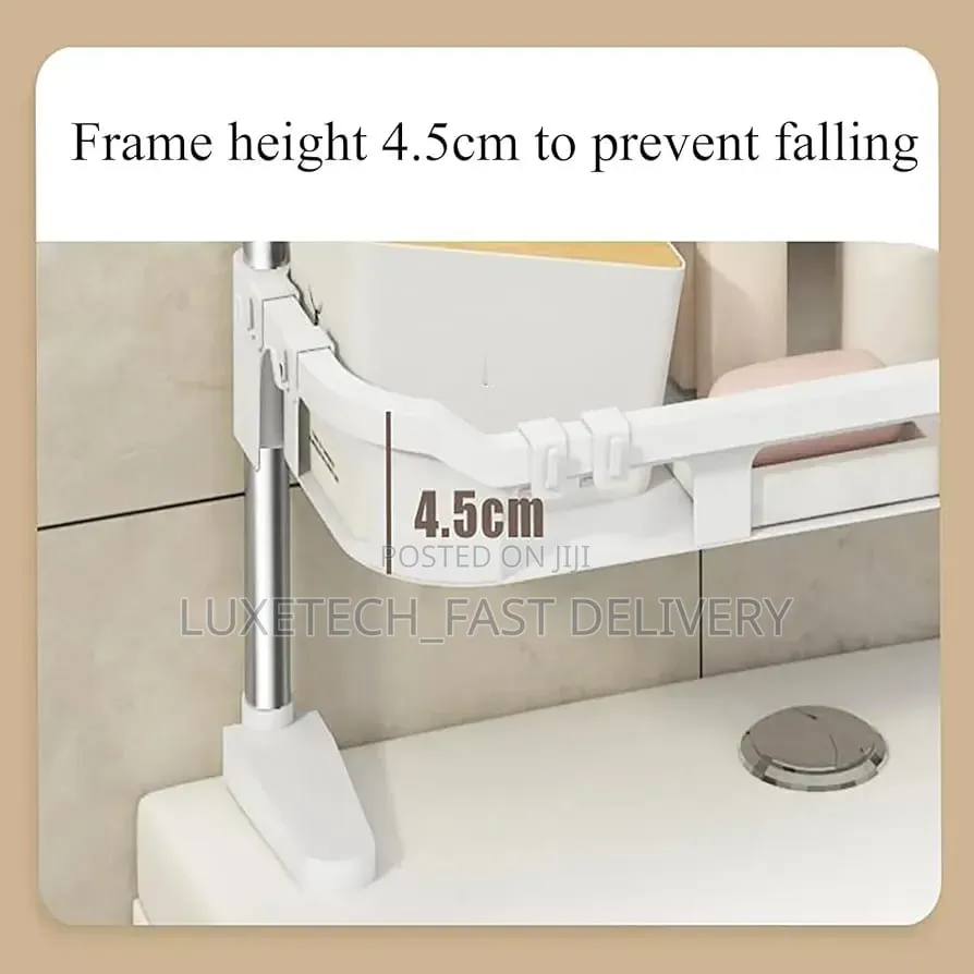 3 Layers Over the Toilet Storage Rack – Bathroom Organizer Shelf