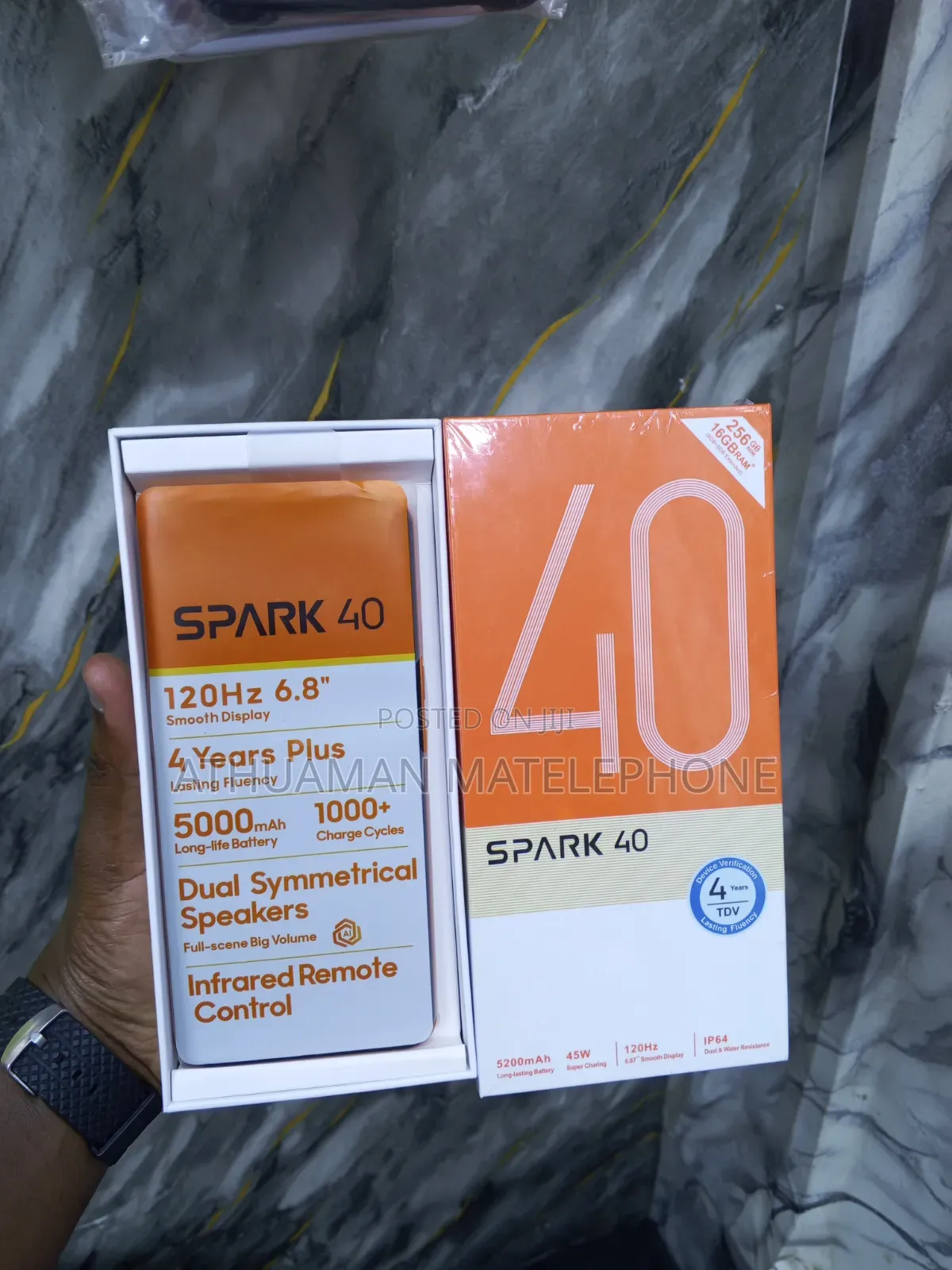 New Tecno Spark 40 256 GB Orange