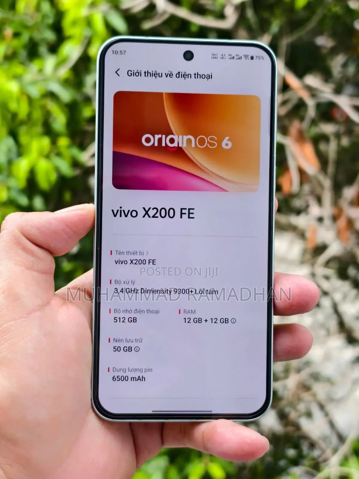 Vivo X200 FE 512 GB White