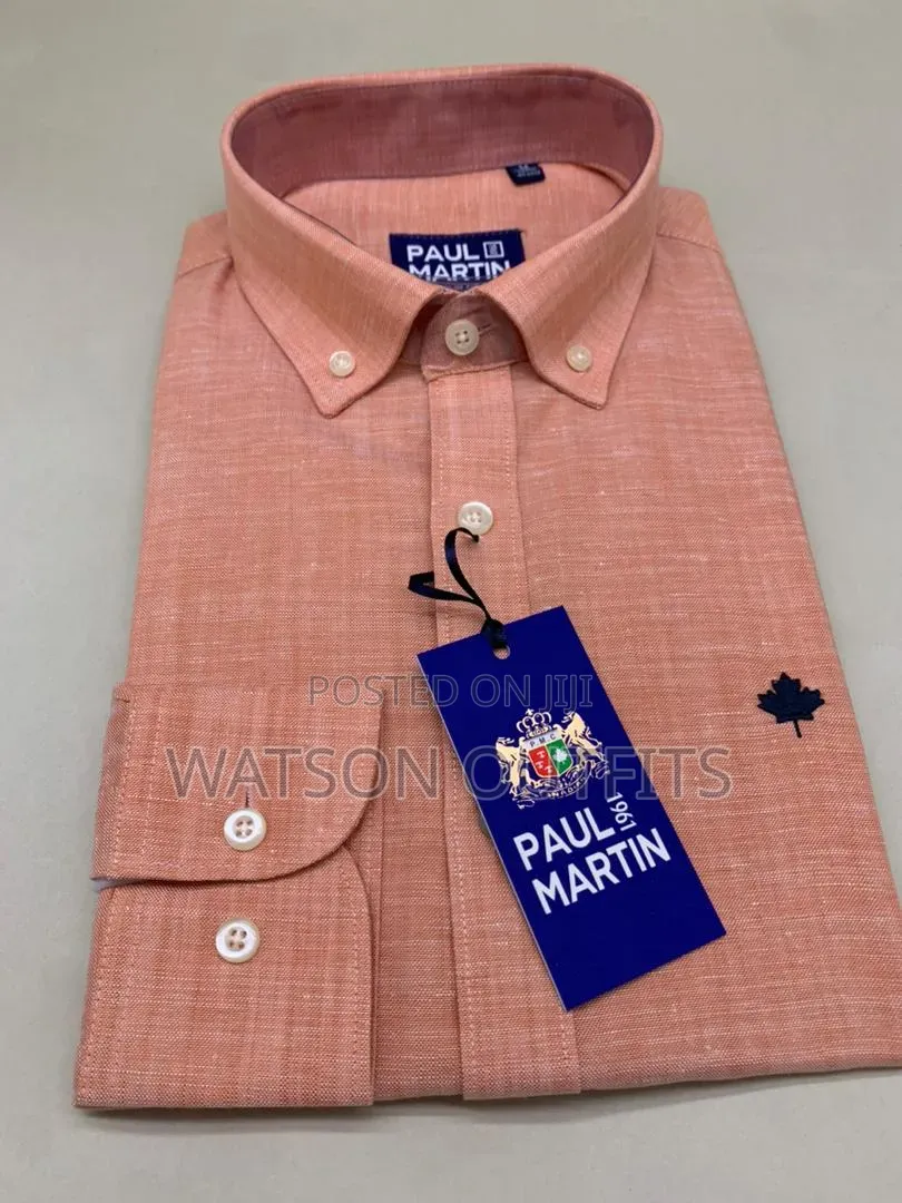 Many Colours Paul Martin Men's New and Original Shirts Linen