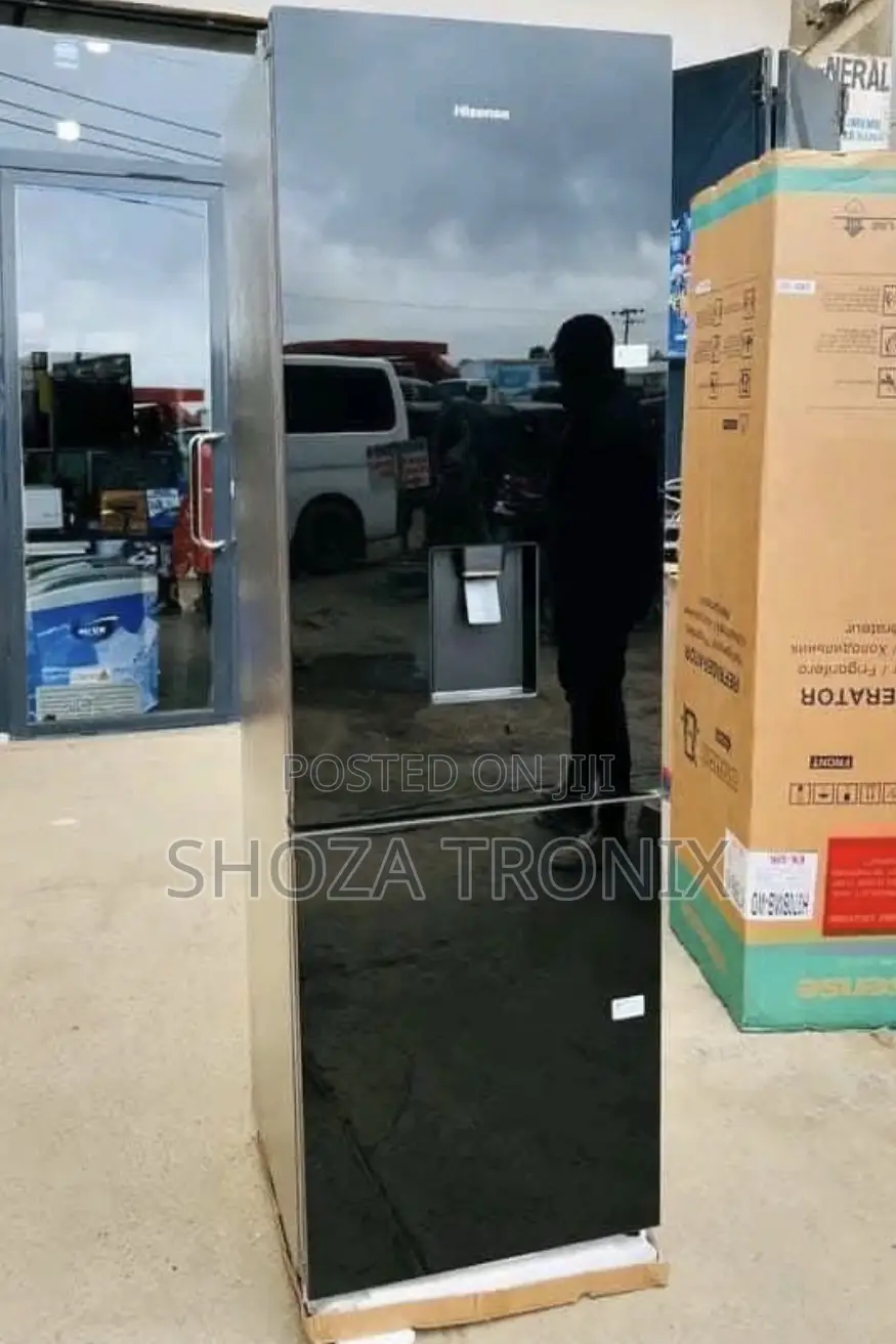 Hisense Fridge H370bmib-Wd (269L) Black Kioo