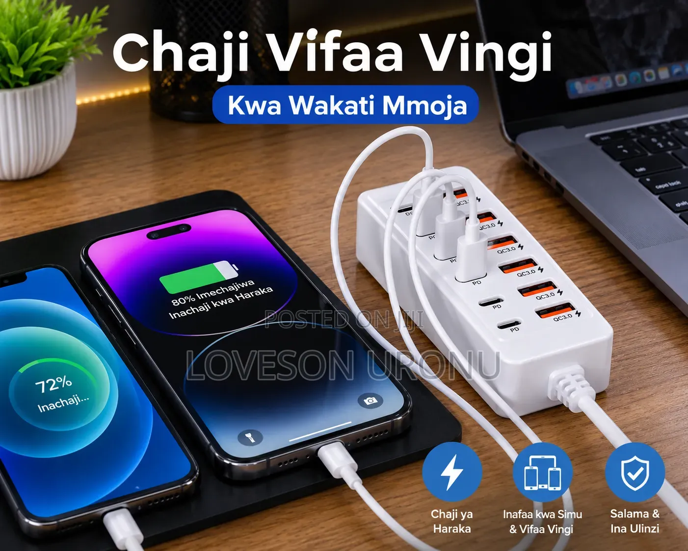 Charger Ya Desktop Mult Port