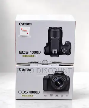 Canon EOS 4000D 18.0MP Digital SLR Camera With 18-55mm Lens
