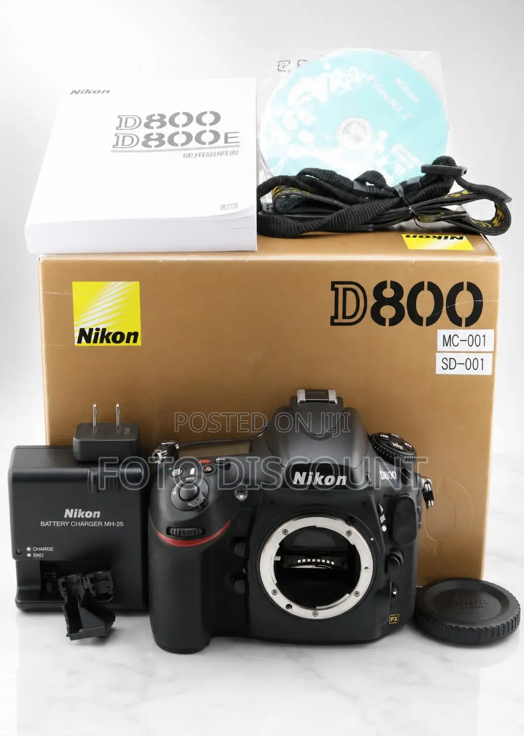 Nikon D800, 36.3MP, Digital SLR Camera, Body Only