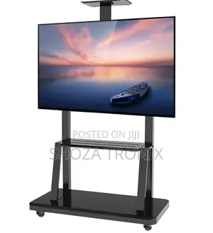 Trolley TV Bracket: 32”-75” and 60”-100”