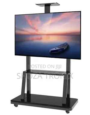 Trolley TV Bracket: 32”-75” and 60”-100”