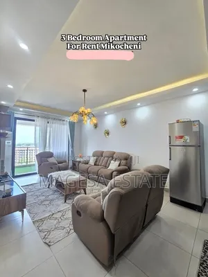 Furnished 3bdrm Apartment in Mikocheni for rent