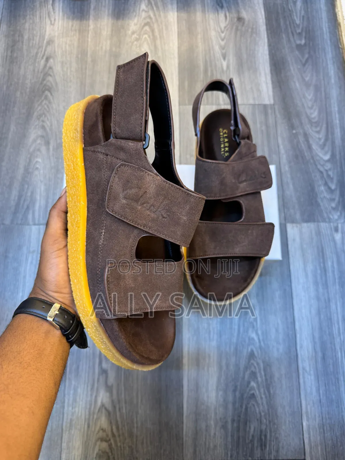 Men's Sandals Clark's Material Suede