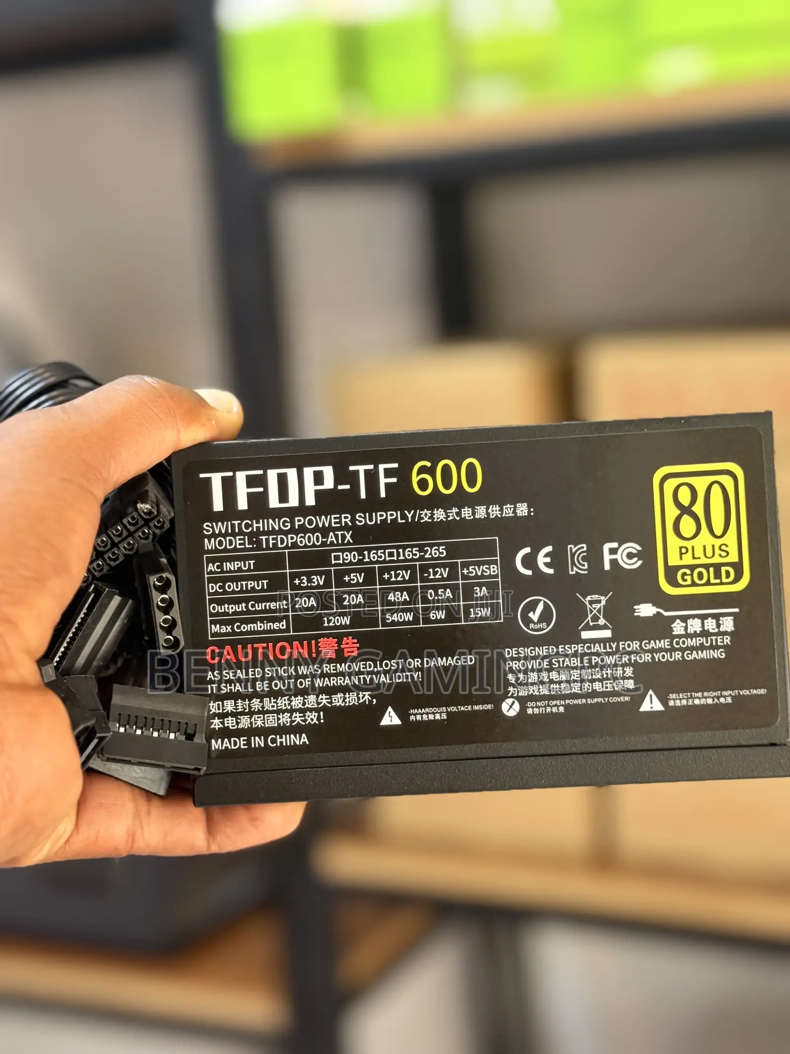 Power Supply Watt 600