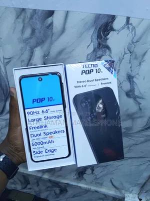 New Tecno Pop 10C 128 GB White