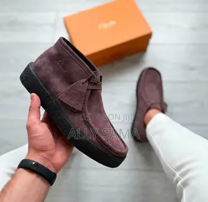 Men's Shoes Clark's Material Suede