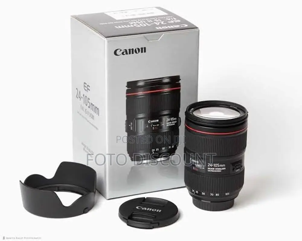 Canon 24-105mm F4 Lens Canon EF 24-105 Mm F/4l IS US