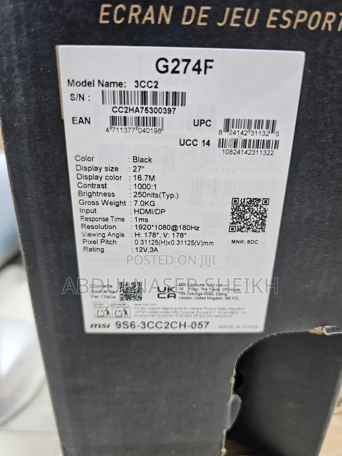Msi Gaming Monitor