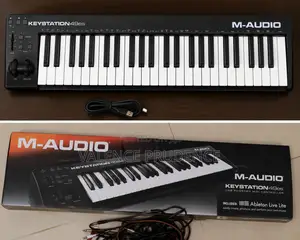 M-Audio Keystation 49es USB MIDI Keyboard Controller With Original Box