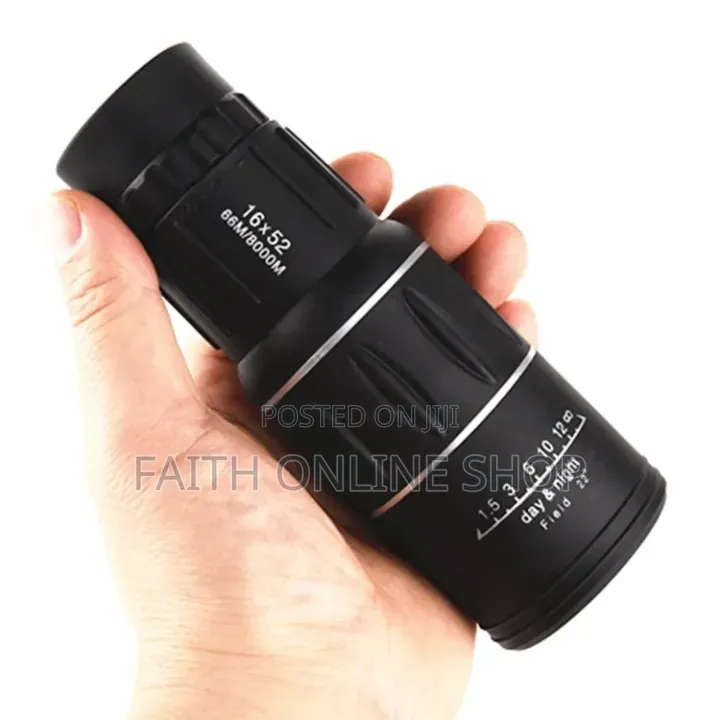 16×52 High-Power HD Monocular Telescope With Smartphone Holder