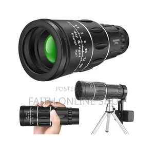 16×52 High-Power HD Monocular Telescope With Smartphone Holder