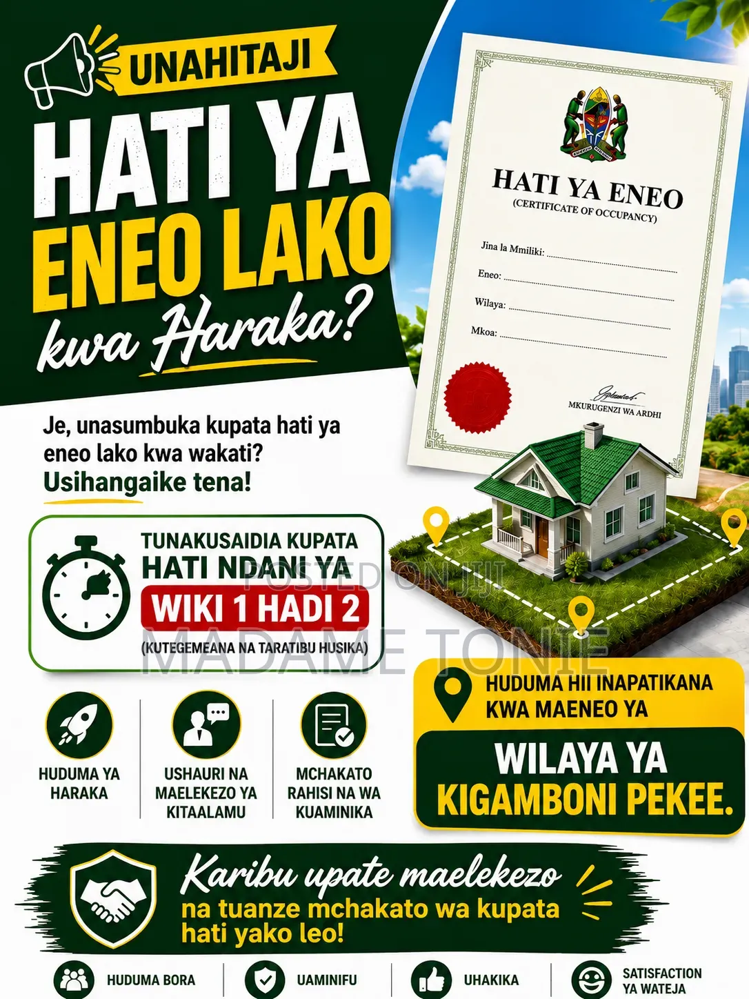 Hati Ya Kiwanja Kigamboni