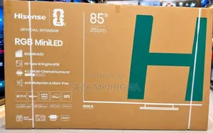 *NEw Arrivals * *Hisense RGB MinLED TV INCH 85 Model 85UR9S