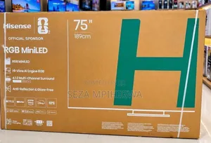 *NEw Arrivals * *Hisense RGB MinLED TV INCH 75 Model 75UR9S
