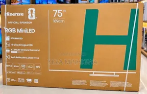 *NEw Arrivals * *Hisense RGB MinLED TV INCH 75 Model 75UR9S