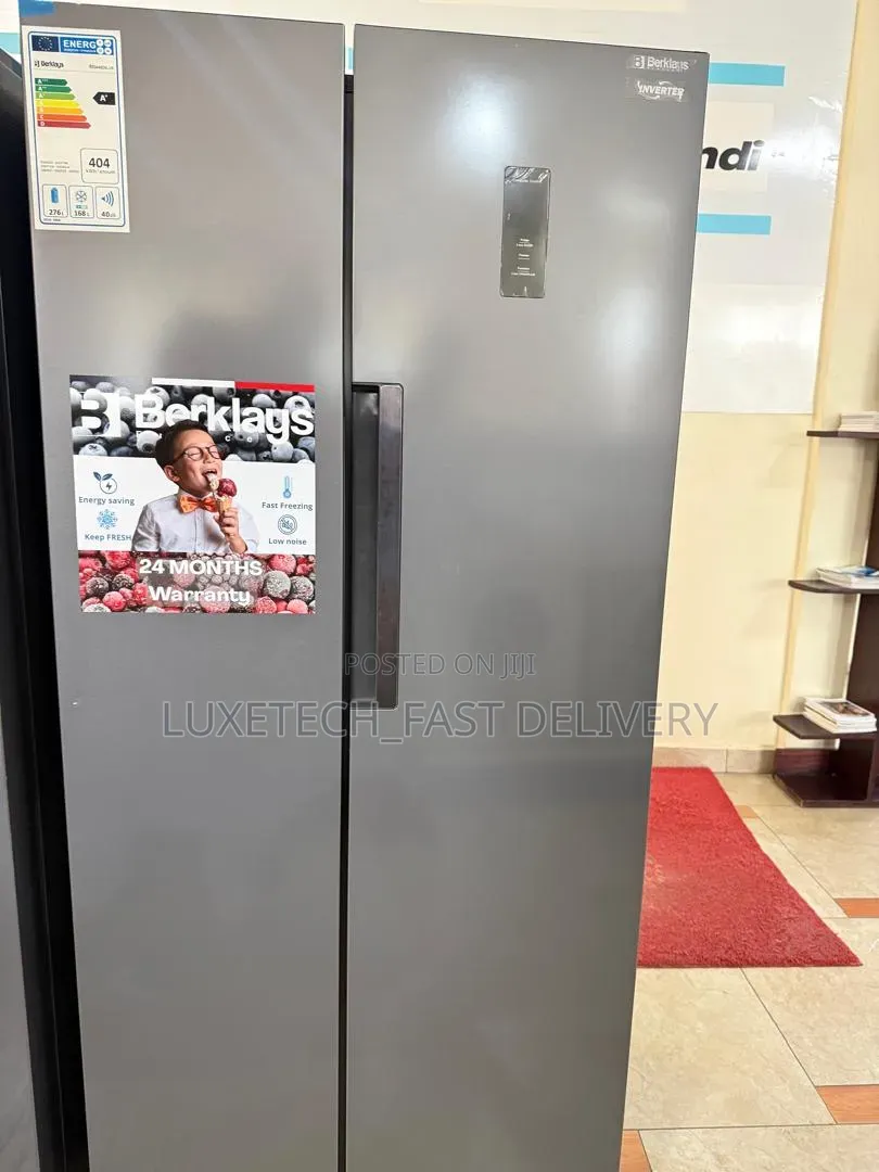 Berklays 444 Litres Side-by-Side Inverter Refrigerator Non Frost