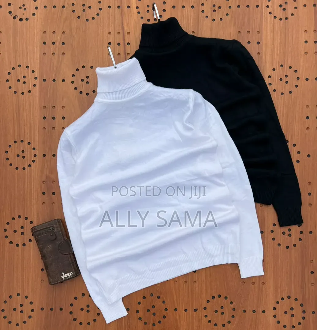Pull Neck Longsleev Polister Plain