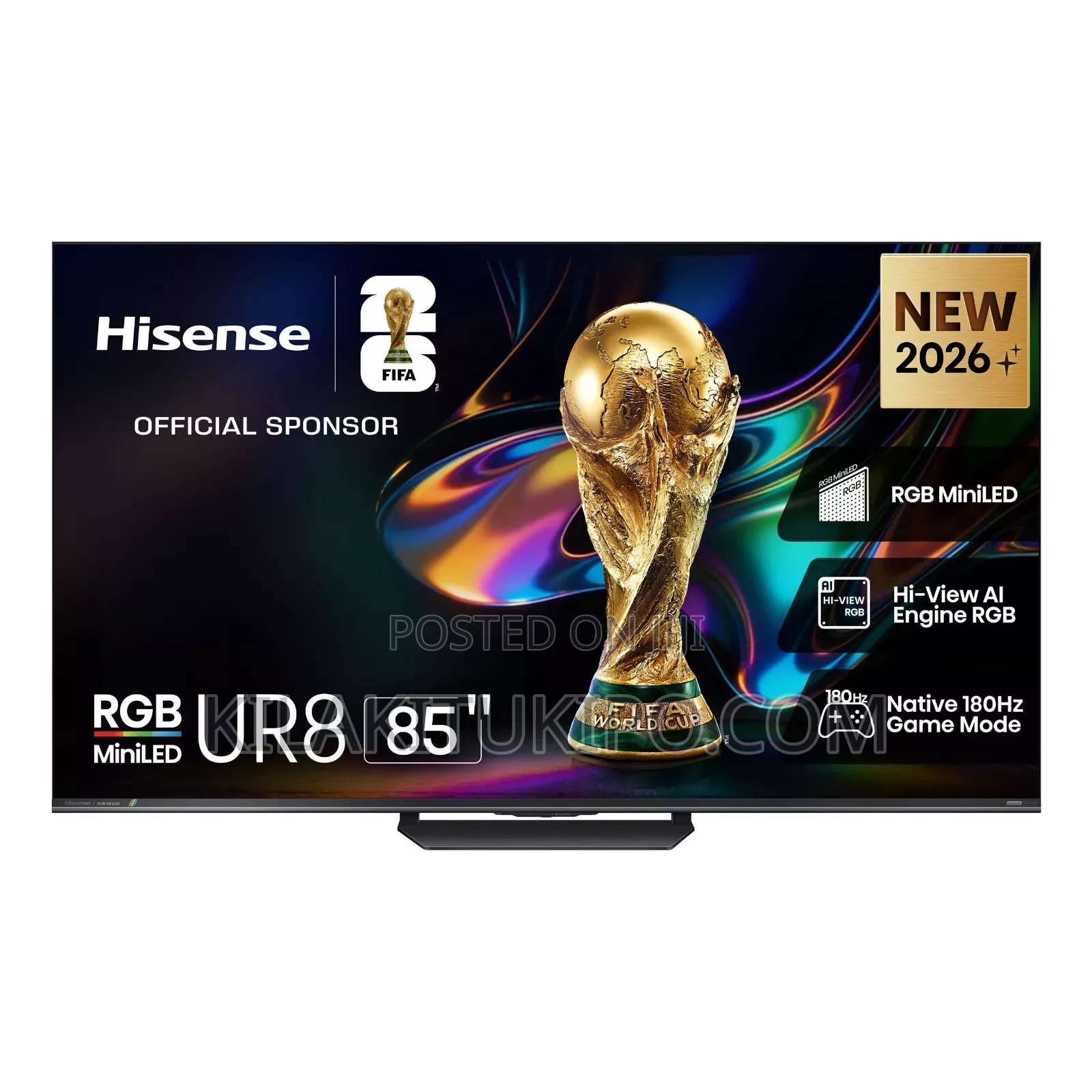 Hisense RGB MiniLED 85UR8S | 85′′ 180Hz 330HSR TV