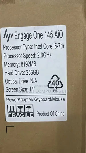 Desktop Computer HP EliteDesk 800 G4 8GB Intel Core i5 SSD 256GB