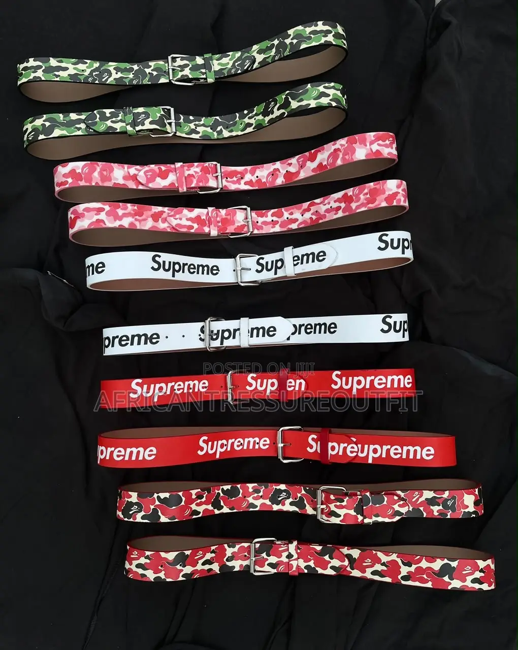 Ice Studded Belts Collection