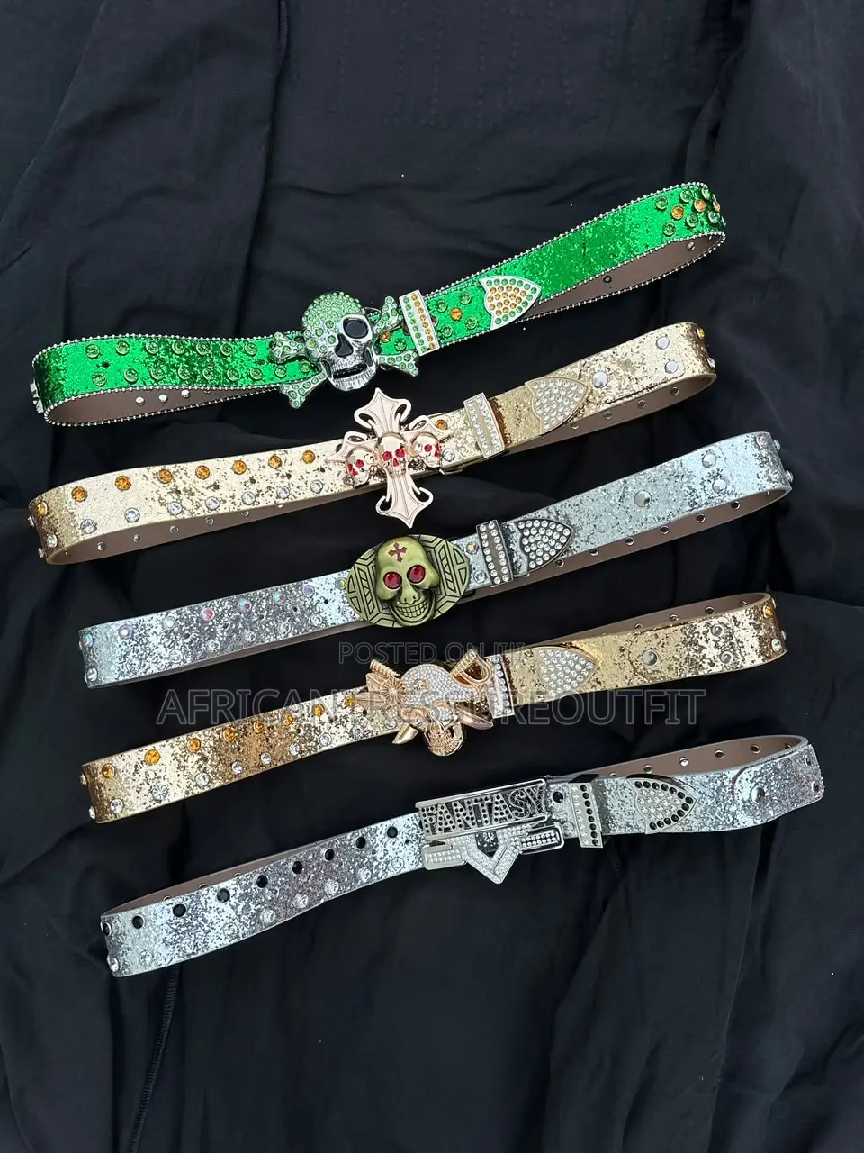 Ice Studded Belts Collection